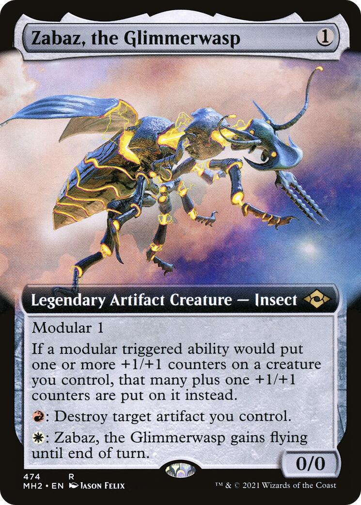 Zabaz, the Glimmerwasp (Extended Art) MH2 - 474