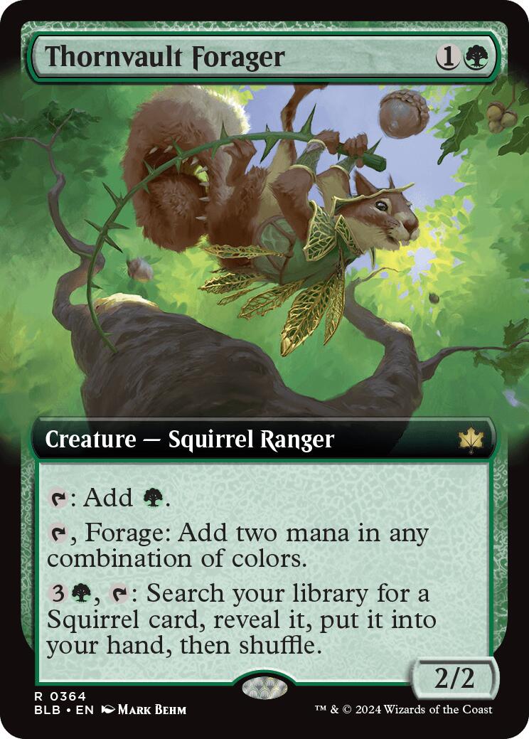 Thornvault Forager (Extended Art) BLB - 364