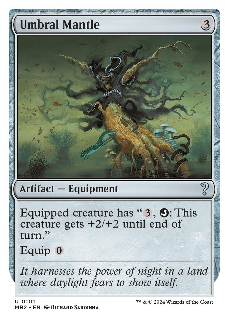 Umbral Mantle (White Border) MB2 - 101