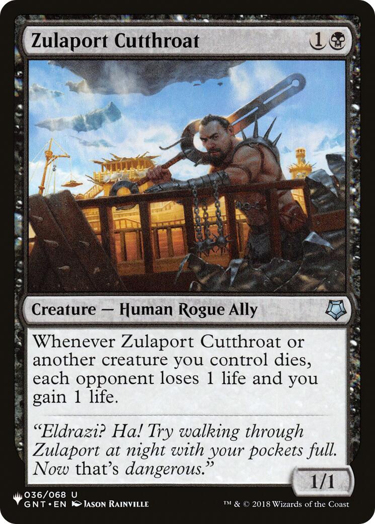 Zulaport Cutthroat LIST - 036/068