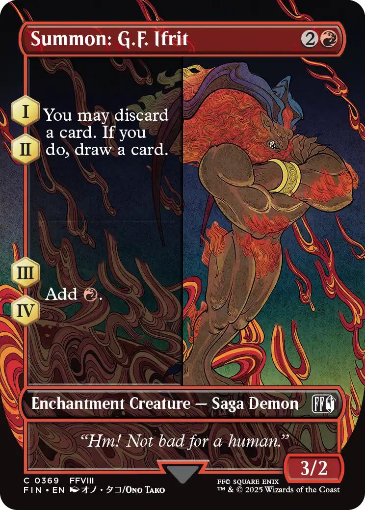 Summon: G.F. Ifrit (Borderless) FIN - 369