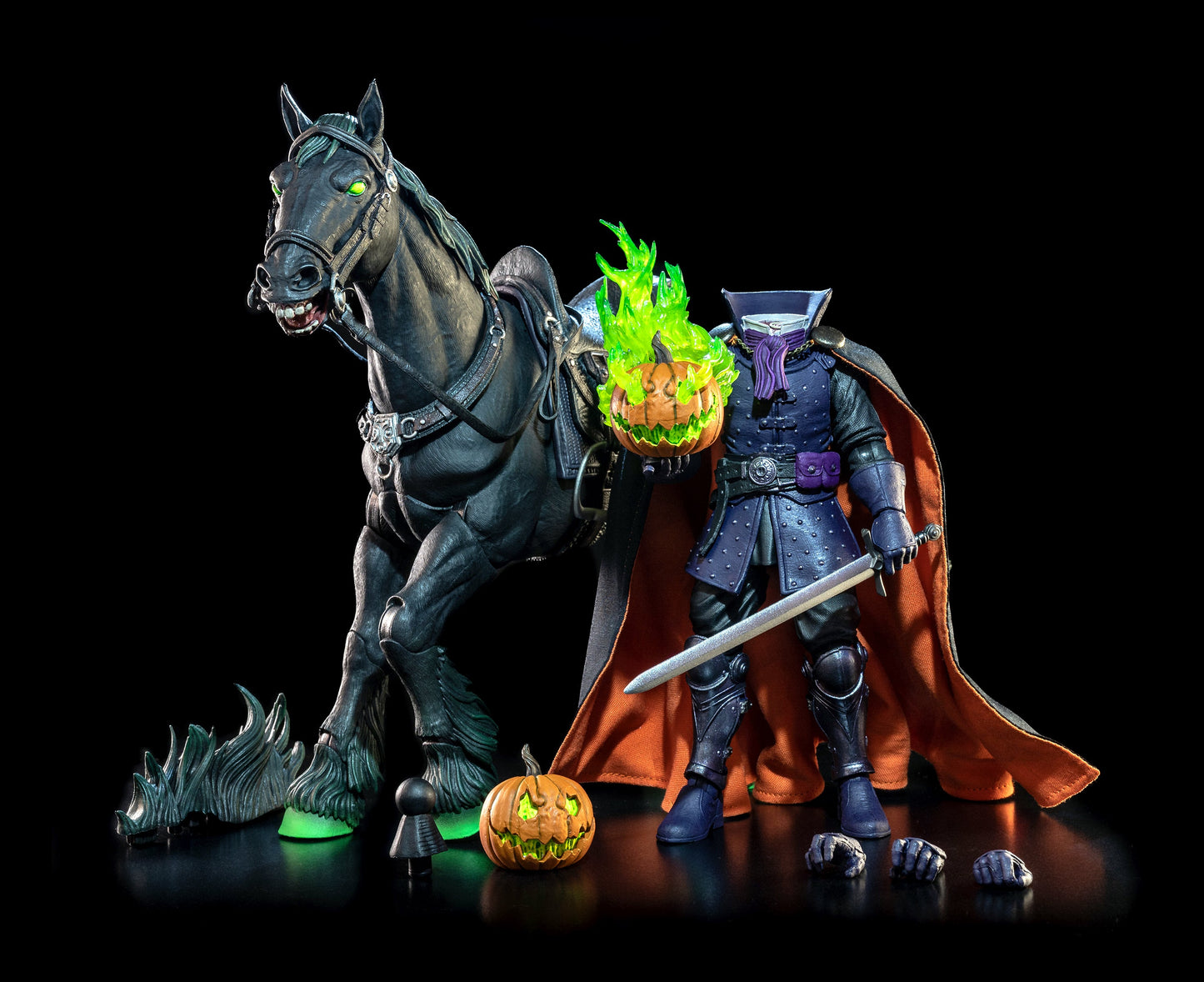 Spectral Green - Figura Obscura Headless Horseman