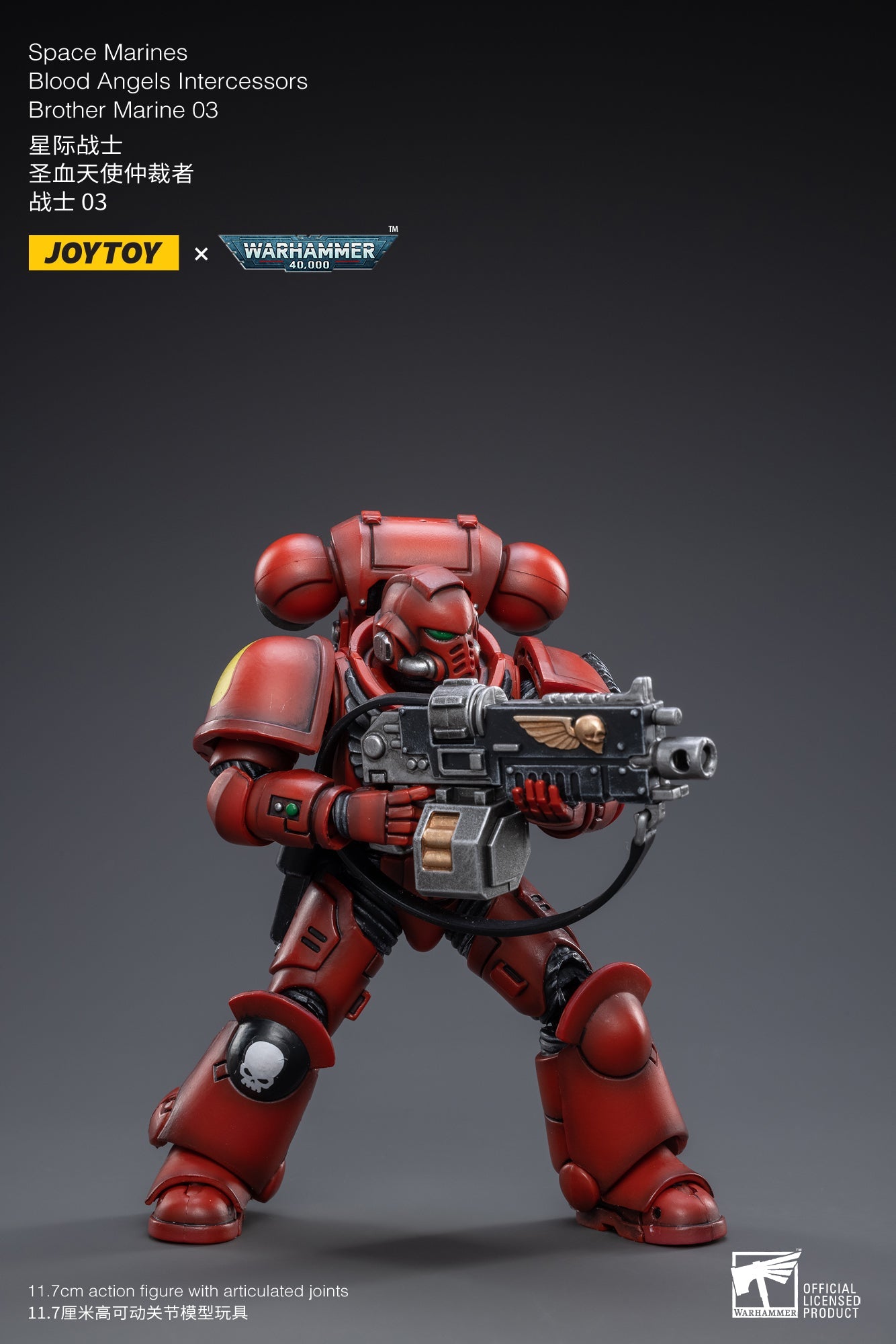 Warhammer 40K - Blood Angels - Intercessors Marine 03