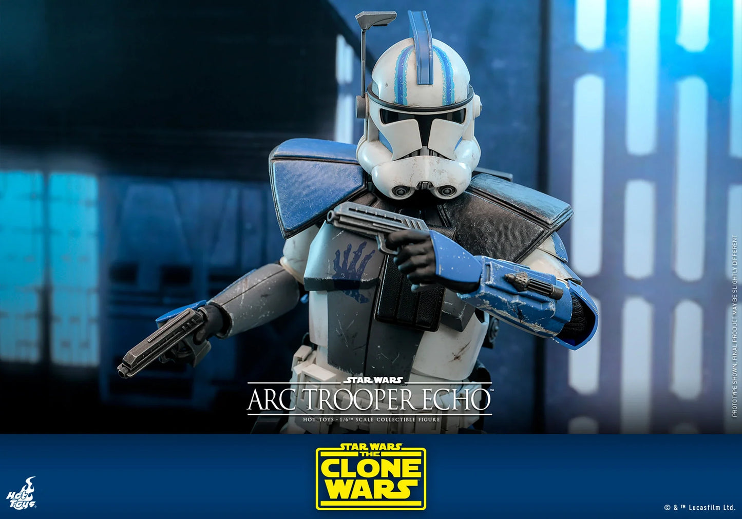 Star Wars: The Clone Wars - Arc Trooper Echo 1/6th Scale Collectible Figure - TMS133