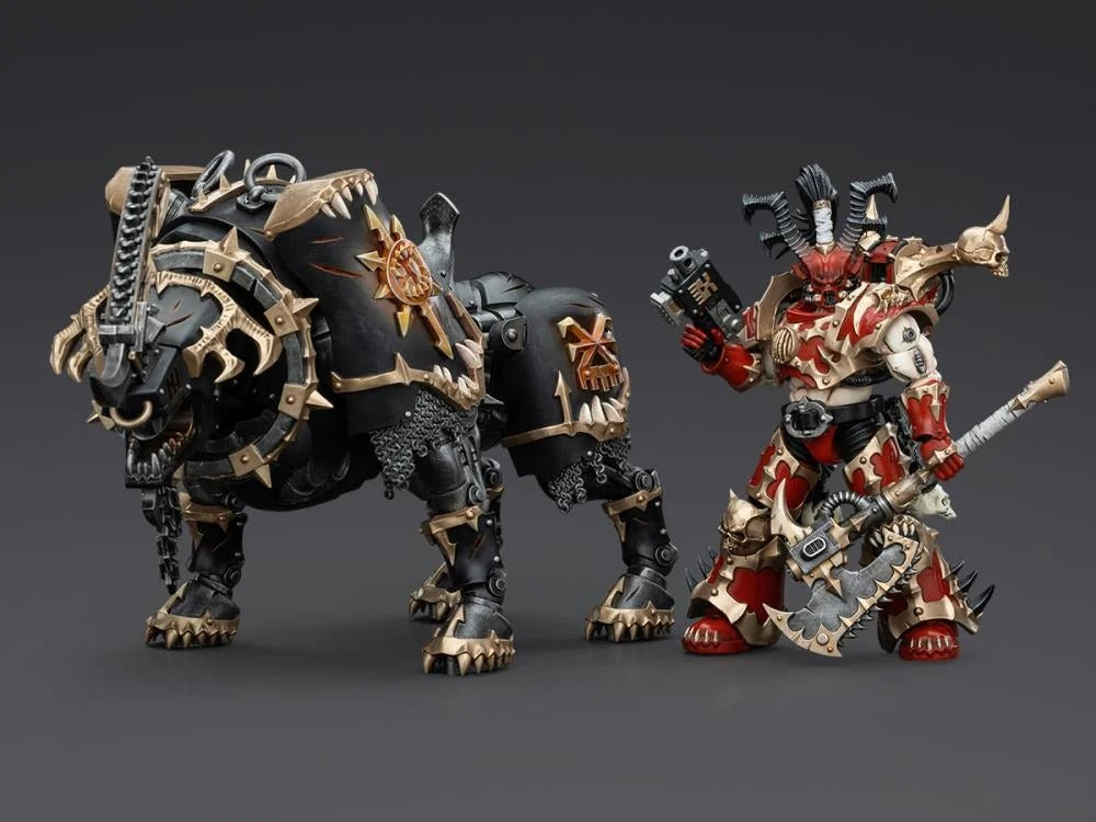 Warhammer 40K - World Eaters - Lord Invocatus with Khrone Juggernaut Daemon