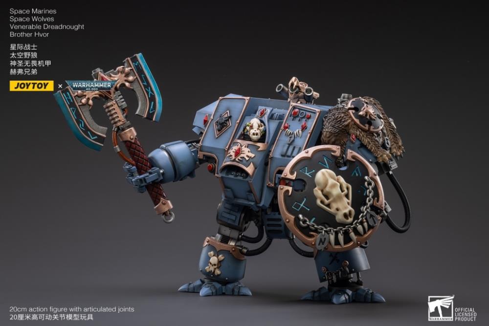 Warhammer 40K - Space Wolves - Venerable Dreadnought Brother Hvor
