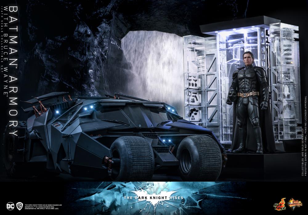 The Dark Knight Rises - Batman Armory with Bruce Wayne 1/6th Scale Collectible Figure - MMS702
