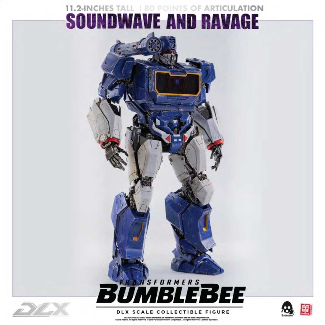 Threezero - Soundwave and Ravage Bumblebee Transformers DLX Scale Collectible