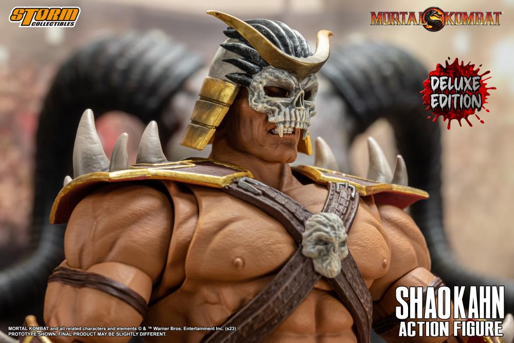 Storm Collectibles - Mortal Kombat Shao Kahn - Deluxe - 1/12 Scale (Sub-Par Packaging)
