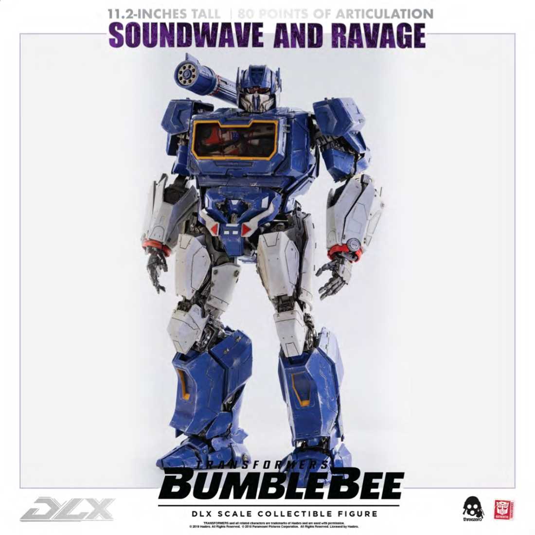 Threezero - Soundwave and Ravage Bumblebee Transformers DLX Scale Collectible