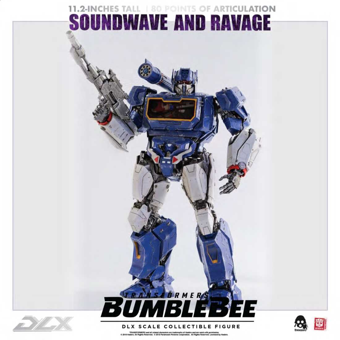 Threezero - Soundwave and Ravage Bumblebee Transformers DLX Scale Collectible