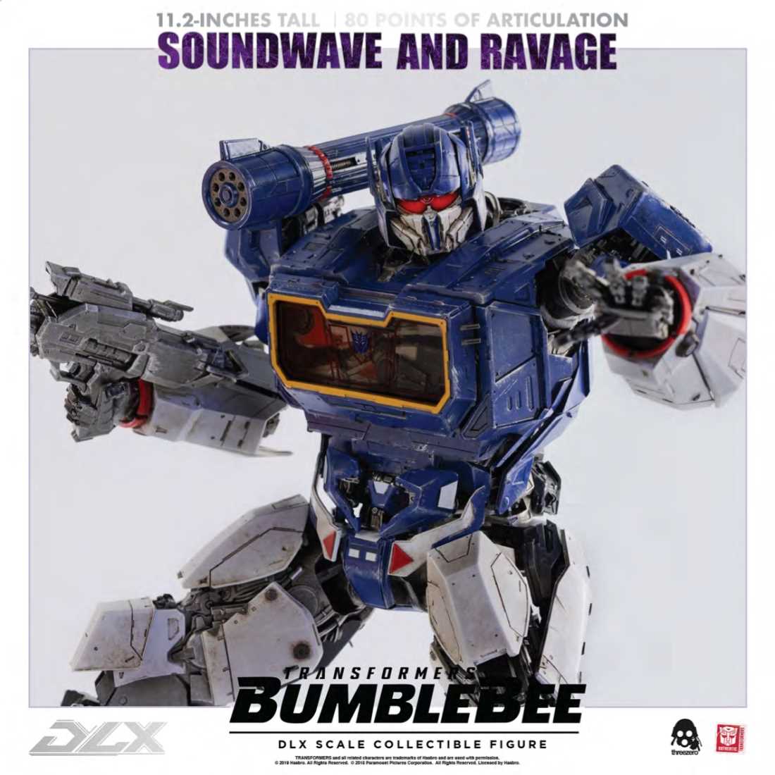Threezero - Soundwave and Ravage Bumblebee Transformers DLX Scale Collectible