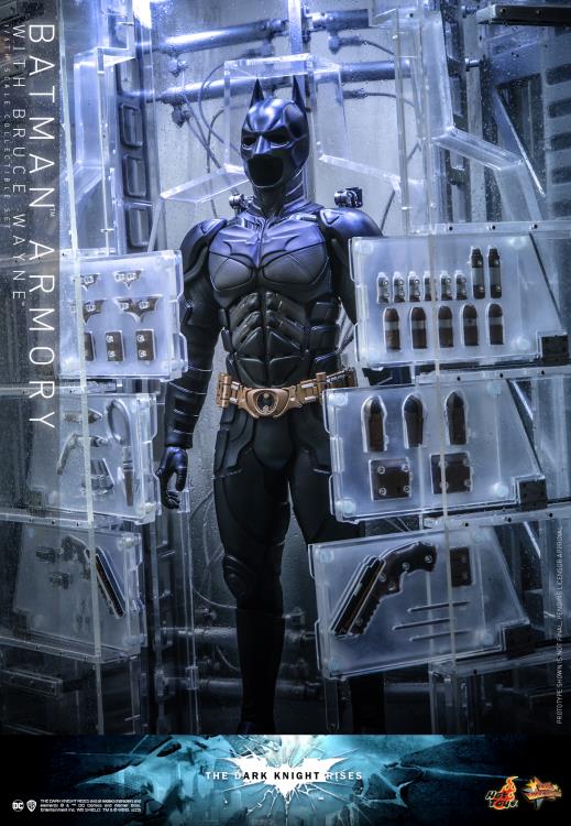 The Dark Knight Rises - Batman Armory with Bruce Wayne 1/6th Scale Collectible Figure - MMS702