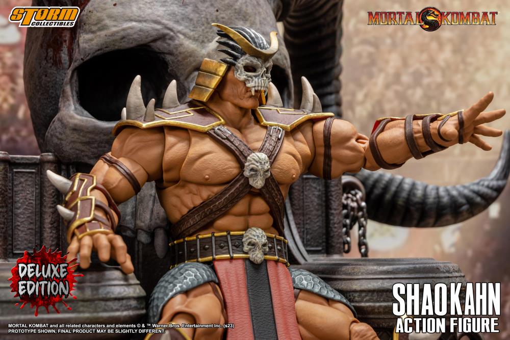 Storm Collectibles - Mortal Kombat Shao Kahn - Deluxe - 1/12 Scale (Sub-Par Packaging)