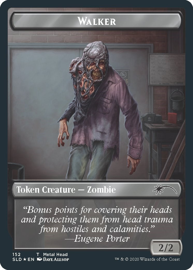 Walker (Metal Head // Treasure) Double-sided Token SLD - 152 // 153