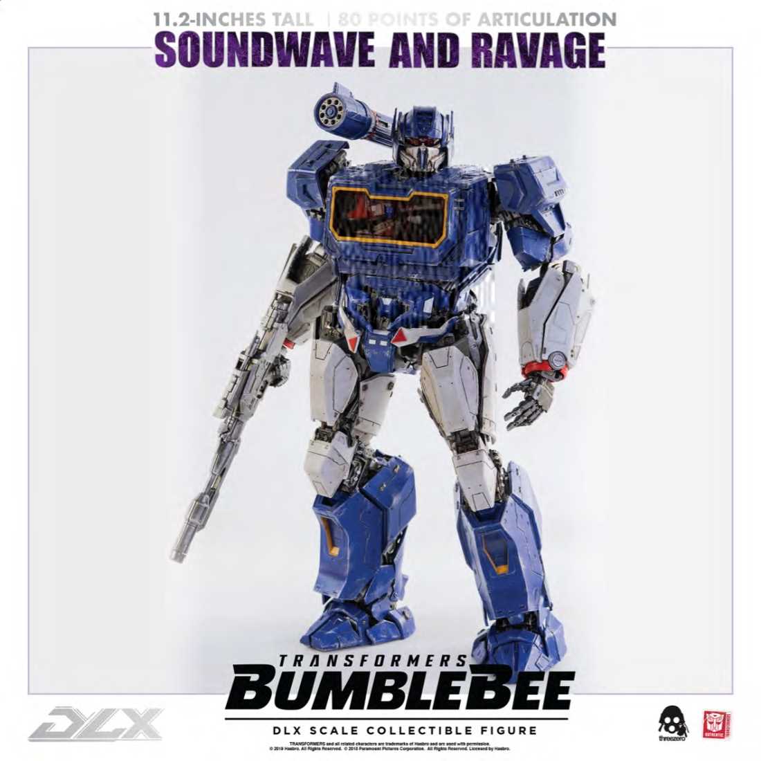 Threezero - Soundwave and Ravage Bumblebee Transformers DLX Scale Collectible