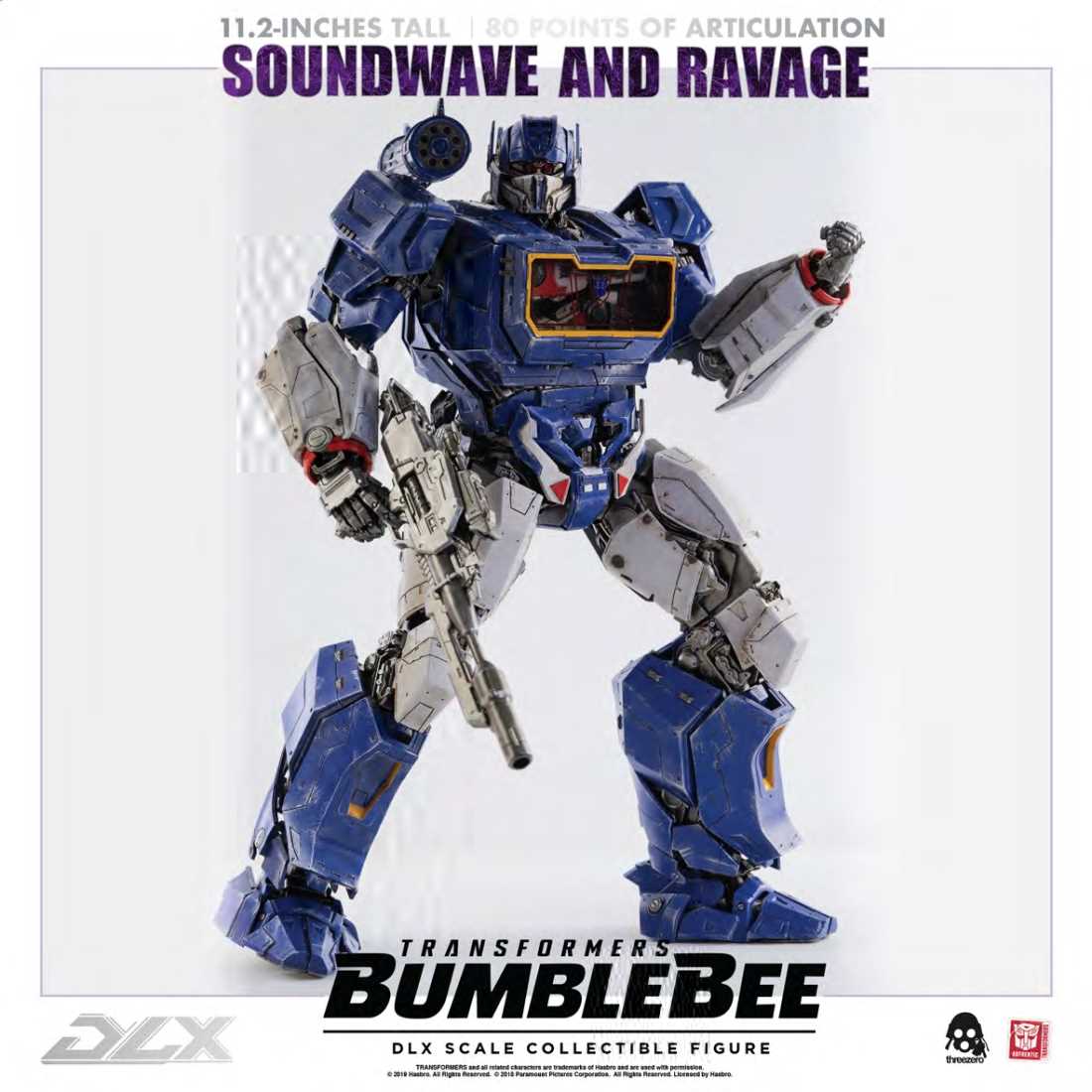 Threezero - Soundwave and Ravage Bumblebee Transformers DLX Scale Collectible