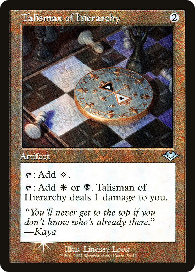 Talisman of Hierarchy (Retro Frame) MH1 - 36