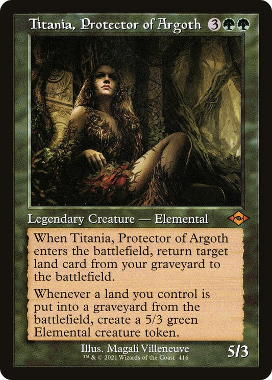 Titania, Protector of Argoth (Retro Frame) MH2 - 416