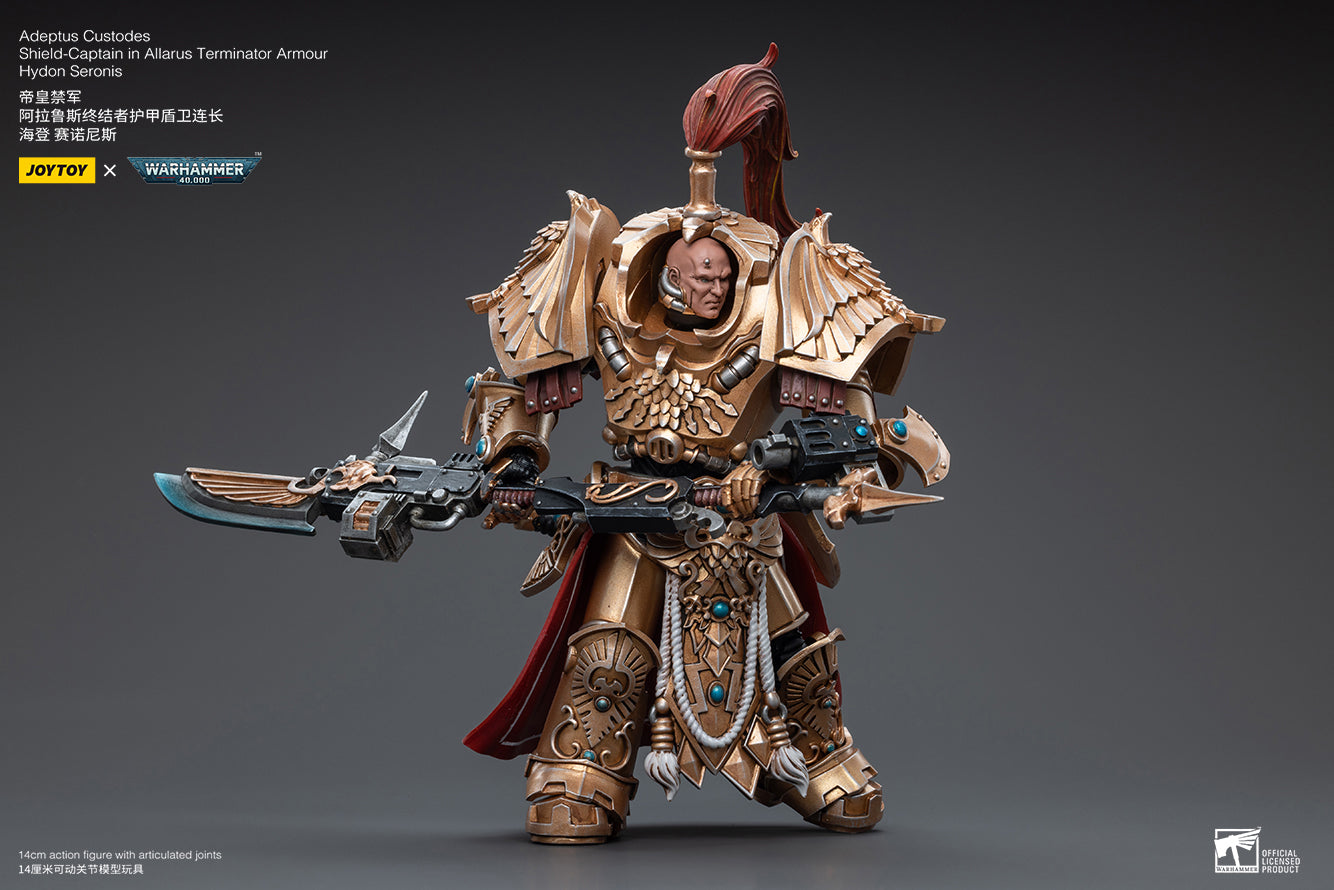 Warhammer 40K - Adeptus Custodes - Shield-Captain in Allarus Terminator Armour Hydon Seronis