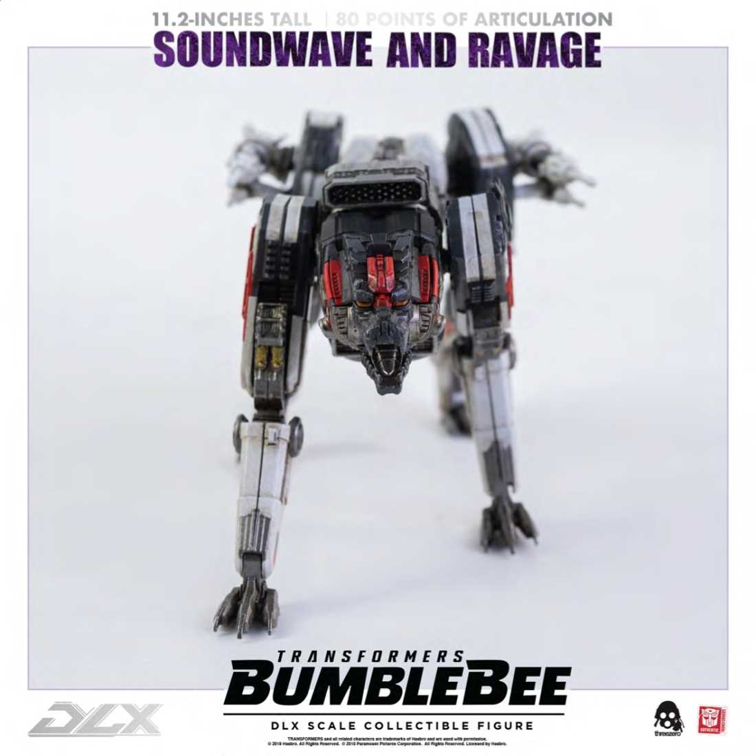 Threezero - Soundwave and Ravage Bumblebee Transformers DLX Scale Collectible