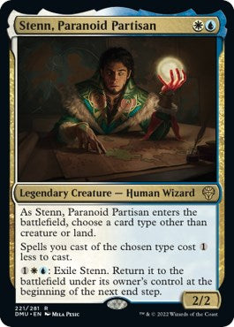 Stenn, Paranoid Partisan DMU - 221