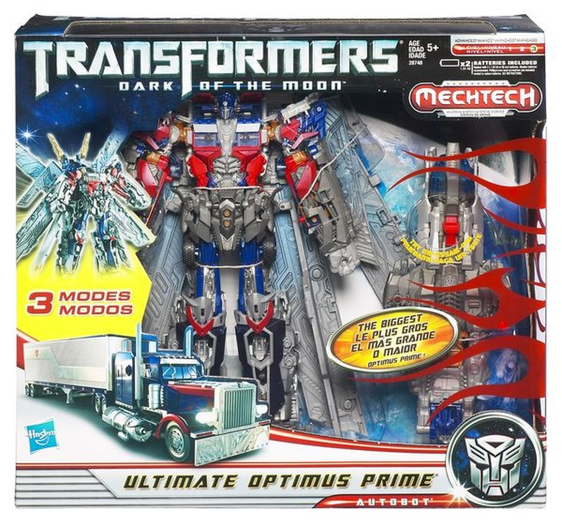 Transformers Dark of the Moon Mechtech Leader Ultimate Optimus Prime Leader Sub-par Package