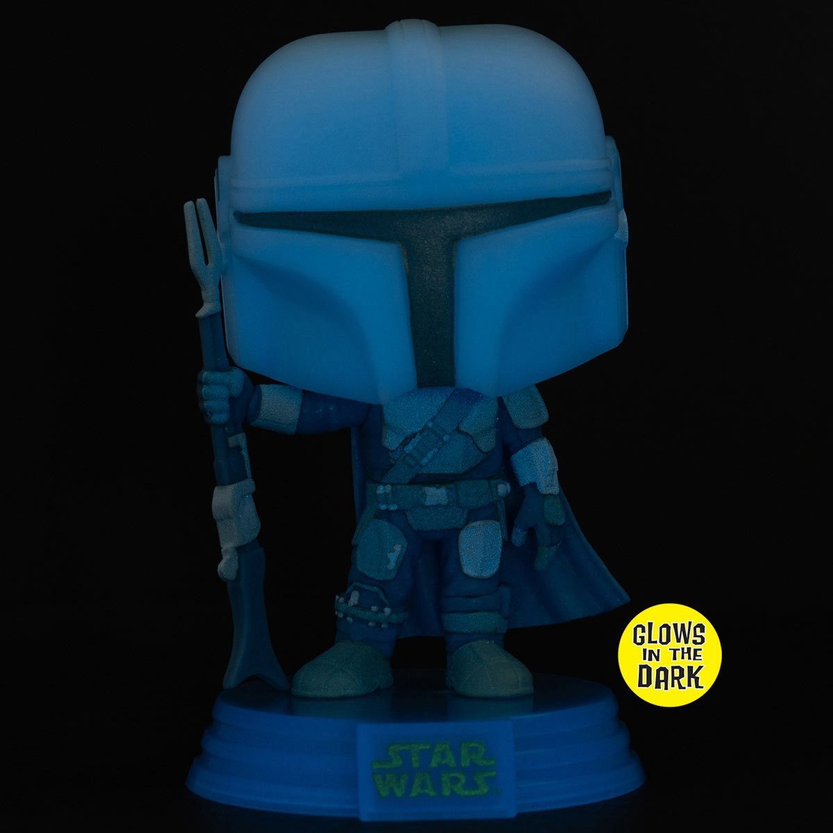 Star Wars: The Mandalorian Hologram Glow-in-the-Dark Pop! Vinyl Figure - Exclusive