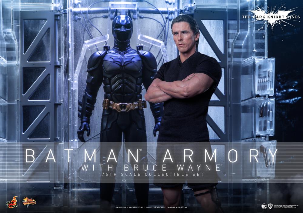 The Dark Knight Rises - Batman Armory with Bruce Wayne 1/6th Scale Collectible Figure - MMS702