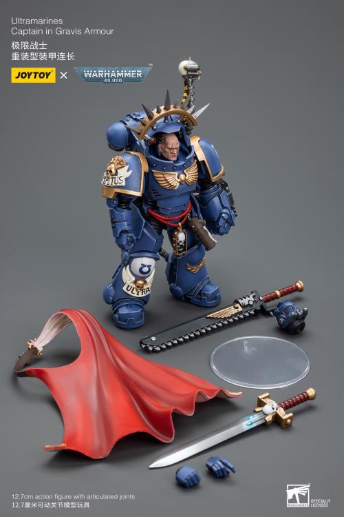 Warhammer 40k - Ultramarines - Captain in Gravis Armour