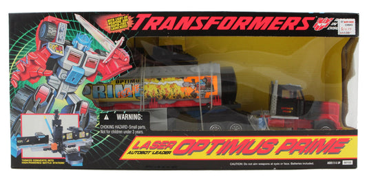 Transformers G2 Optimus Prime Tanker Laser Autobot Leader (SubStandard Packaging)