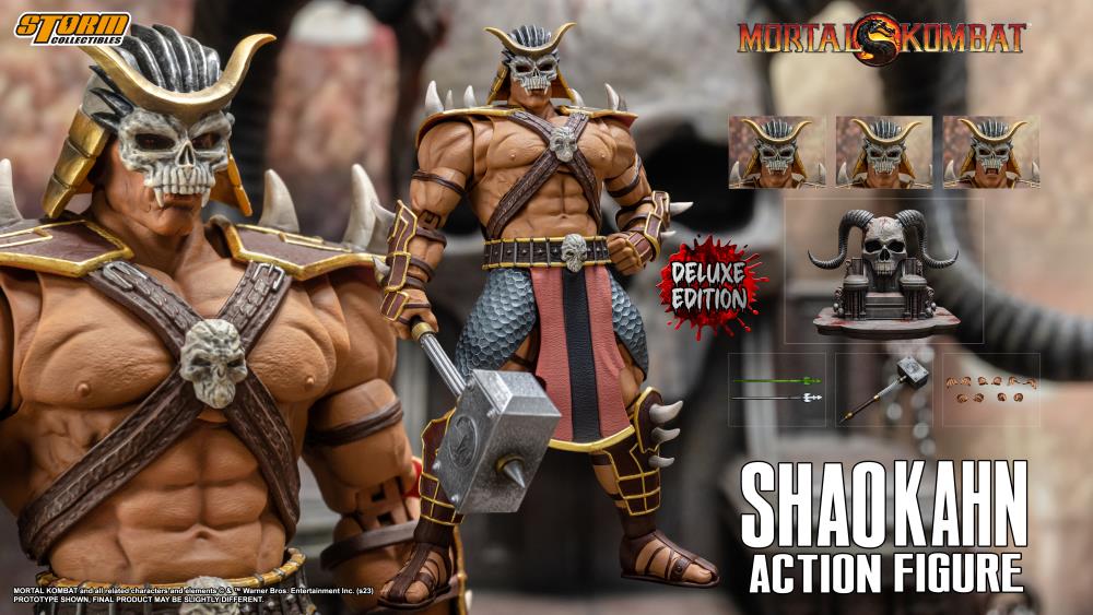 Storm Collectibles - Mortal Kombat Shao Kahn - Deluxe - 1/12 Scale (Sub-Par Packaging)