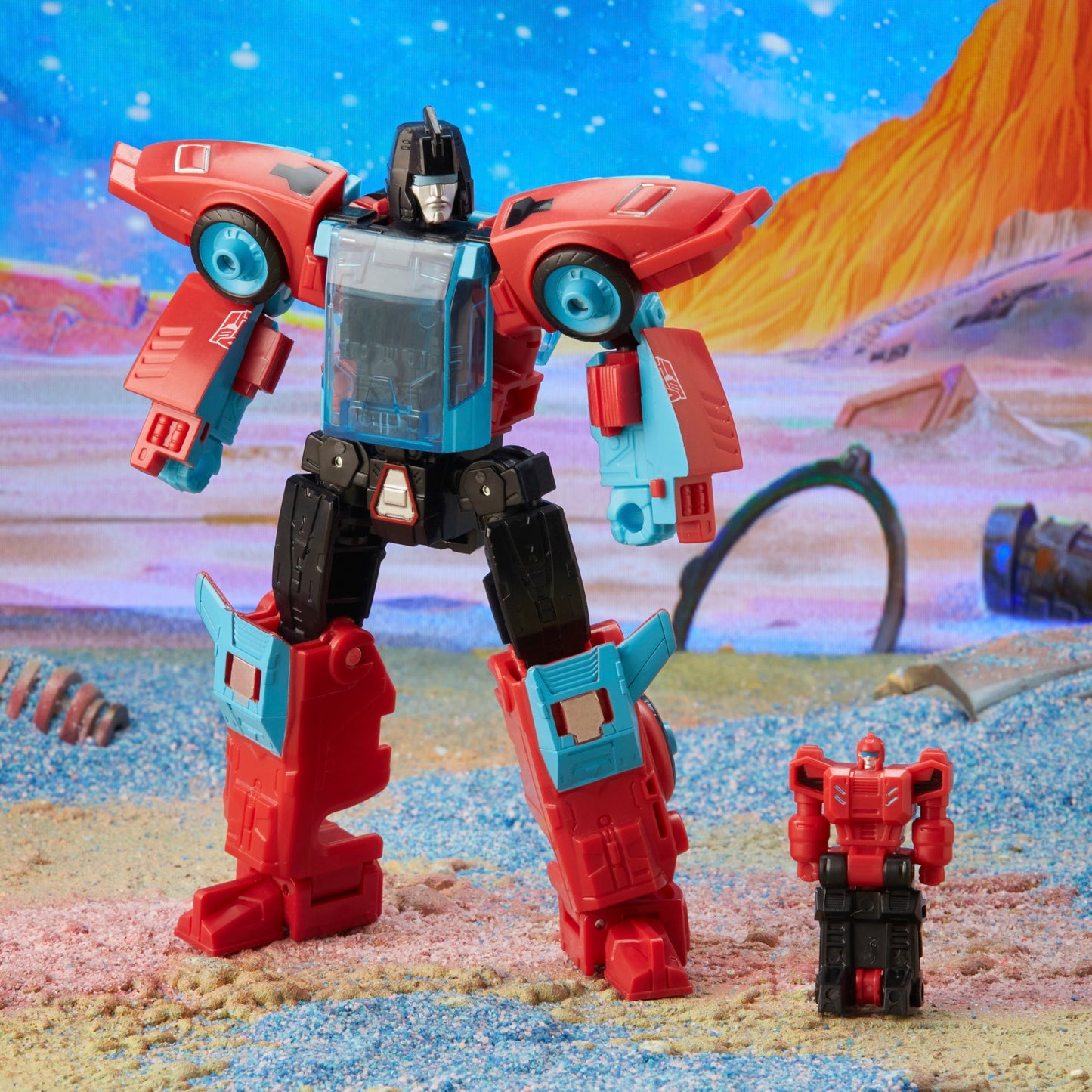 Transformers Generations Legacy Deluxe Autobot Pointblank & Autobot Peacemaker