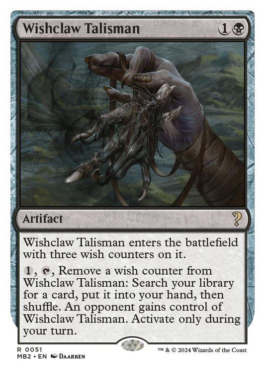 Wishclaw Talisman (White Border) MB2 - 51