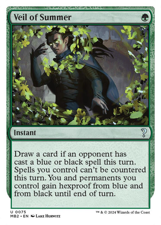 Veil of Summer (White Border) MB2 - 75