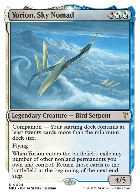 Yorion, Sky Nomad (White Border) MB2 - 94