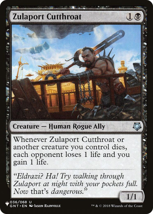 Zulaport Cutthroat LIST - 036/068