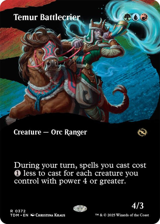 Temur Battlecrier (Borderless) TDM - 372