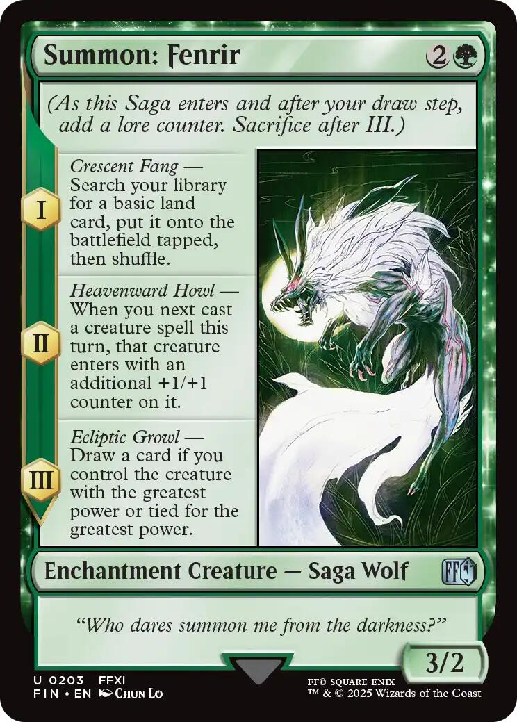 Summon: Fenrir FIN - 203