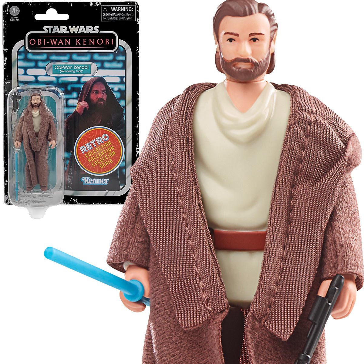 Star Wars The Retro Collection Obi-Wan Kenobi (Wandering Jedi) 3 3/4-Inch Action Figure