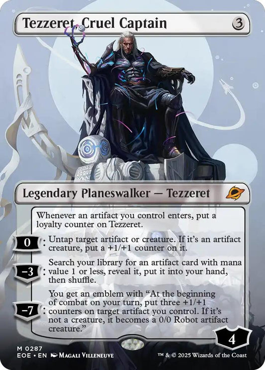 Tezzeret, Cruel Captain (Borderless) EOE - 287