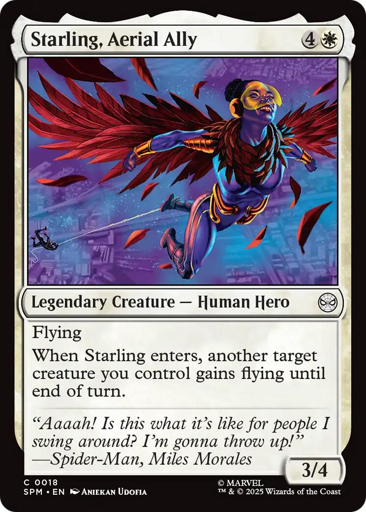 Starling, Aerial Ally SPM - 18