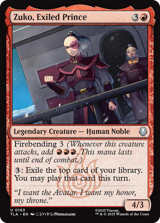 Zuko, Exiled Prince TLA - 163