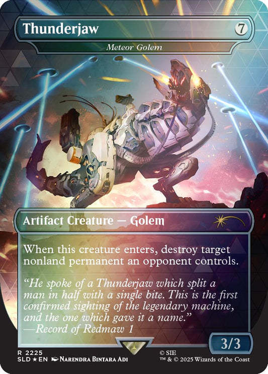 Thunderjaw - Meteor Golem (Rainbow Foil) SLD - 2225