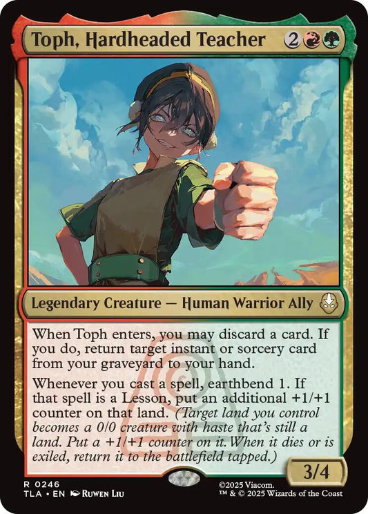Toph, Hardheaded Teacher TLA - 246
