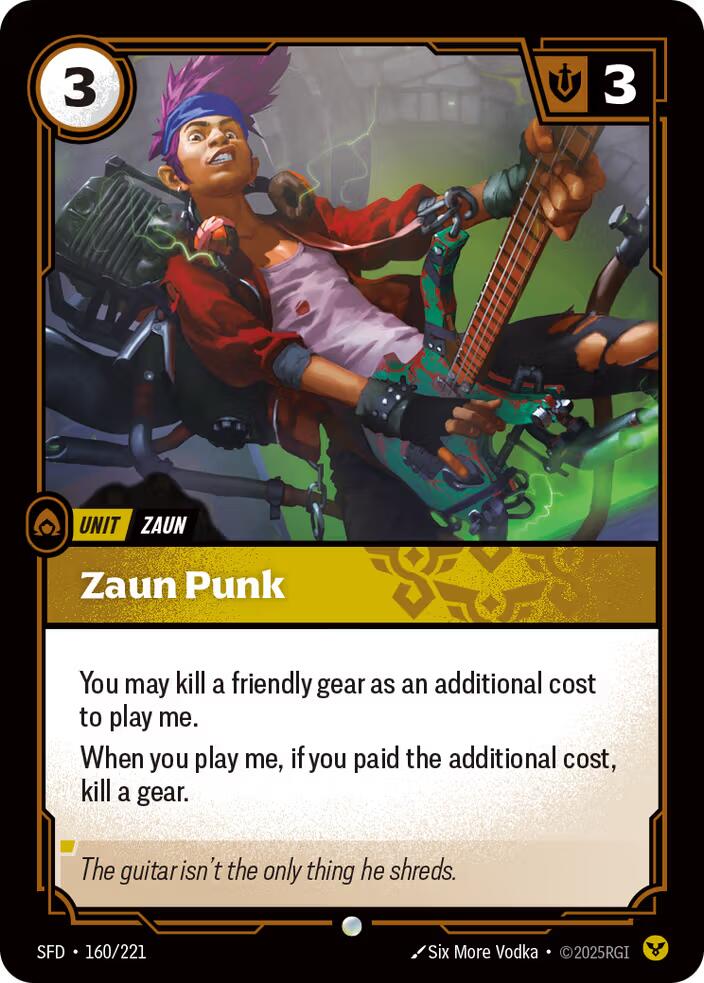 Zaun Punk SFD - 160/221