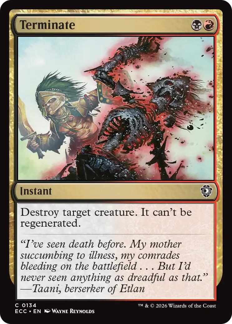 Terminate ECC - 134