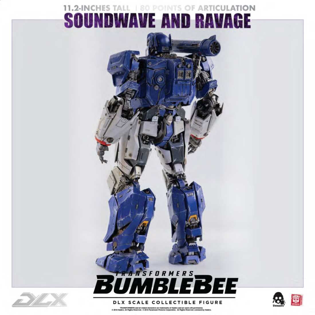 Threezero - Soundwave and Ravage Bumblebee Transformers DLX Scale Collectible