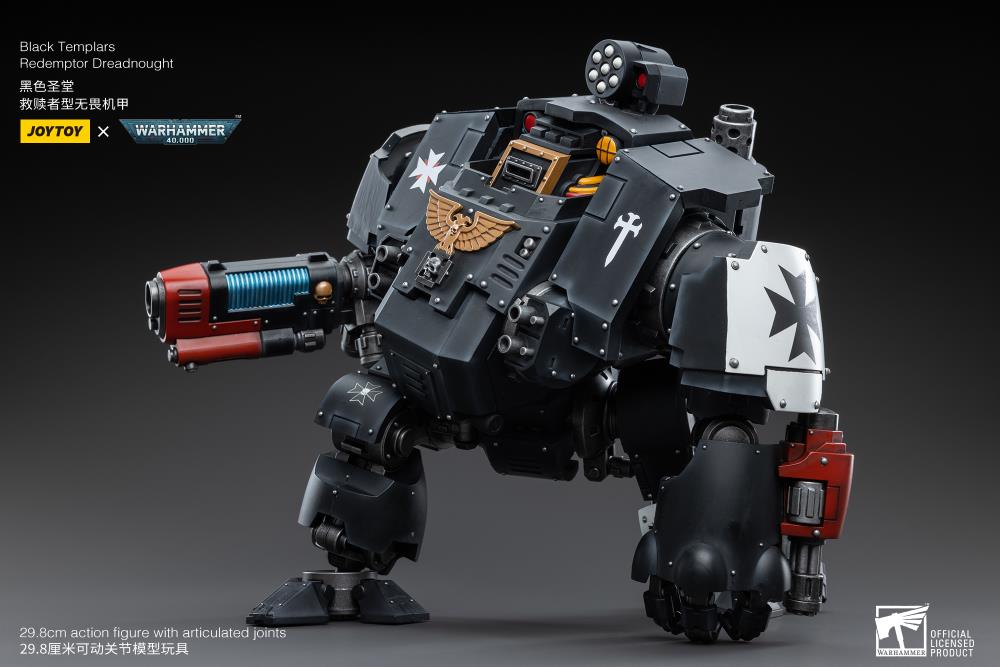 Warhammer 40K - Black Templars - Redemptor Dreadnought - Action Figure