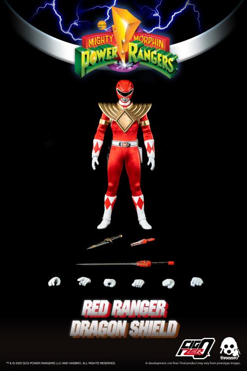 ThreeZero - Mighty Morphin Power Rangers - Dragon Shield Red Ranger 1/6 Sc - Exclusive